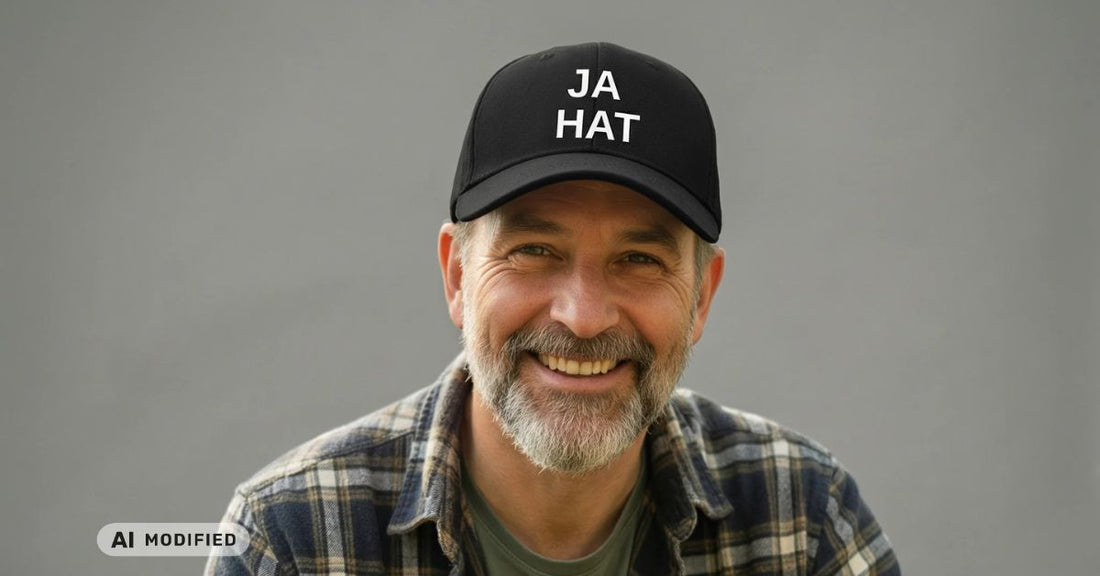 JA HAT kasket med statement