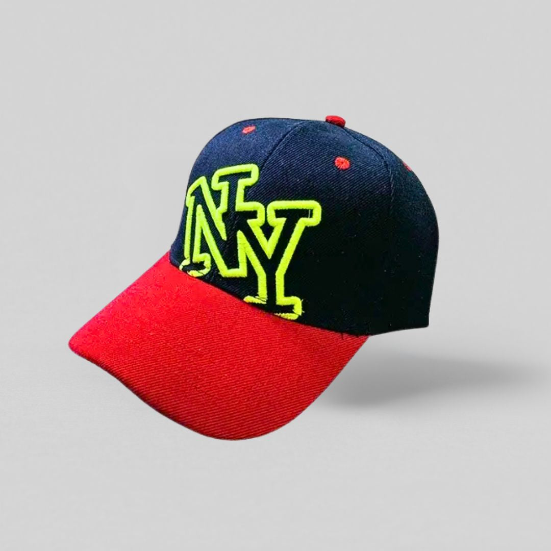 NY blå rød snapback cap 