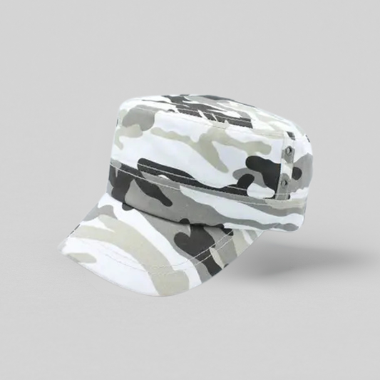 Kasket Camoflage hvid