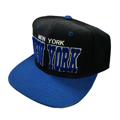 New York Snapback Cap Blå/Sort 